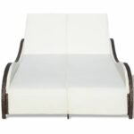 Capone Outdoor Poolside Sunbed With Cushion Daybed (Black/Brown) - Image 12