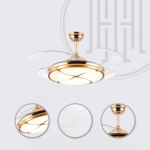 Invisible Chandelier Ceiling Fan with Remote Control - Image 15