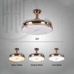 Invisible Chandelier Ceiling Fan with Remote Control - Image 17
