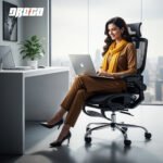 Drogo Ergonex Ergonomic Office Chair For Work From Home With Breathable Mesh - Image 2