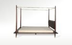 Navah Queen Size Teak Wood Canopy Bed - Image 4