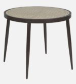 Hall Outdoor Patio Seating Set 4 Chairs and 1 Table Set (Black + Honey) Braided & Rope - Image 5