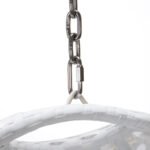 Pico Single Seater Hanging Swing With Stand For Balcony , Garden (White) - Image 7