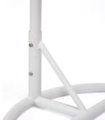 Pico Single Seater Hanging Swing With Stand For Balcony , Garden (White) - Image 8