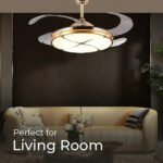 Invisible Chandelier Ceiling Fan with Remote Control - Image 20