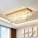 Logro Square Crystal Flush Mount Chandelier - Image 12