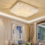 Logro Square Crystal Flush Mount Chandelier - Image 18