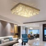 Logro Square Crystal Flush Mount Chandelier - Image 19