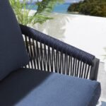 Herminia Outdoor Patio Bar Chair 2 Chairs For Balcony Braided & Rope - Image 6