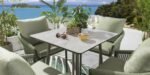 Rocío Outdoor Patio Bar Set 4 Chairs and 1 Table Set (Green) Braided & Rope - Image 5