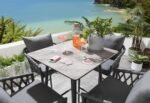 Verónica Outdoor Patio Bar Set 4 Chairs and 1 Table Set Braided & Rope - Image 5