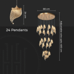 Mangue Prune Hanging Light - Image 15