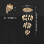 Mangue Prune Hanging Light - Image 16